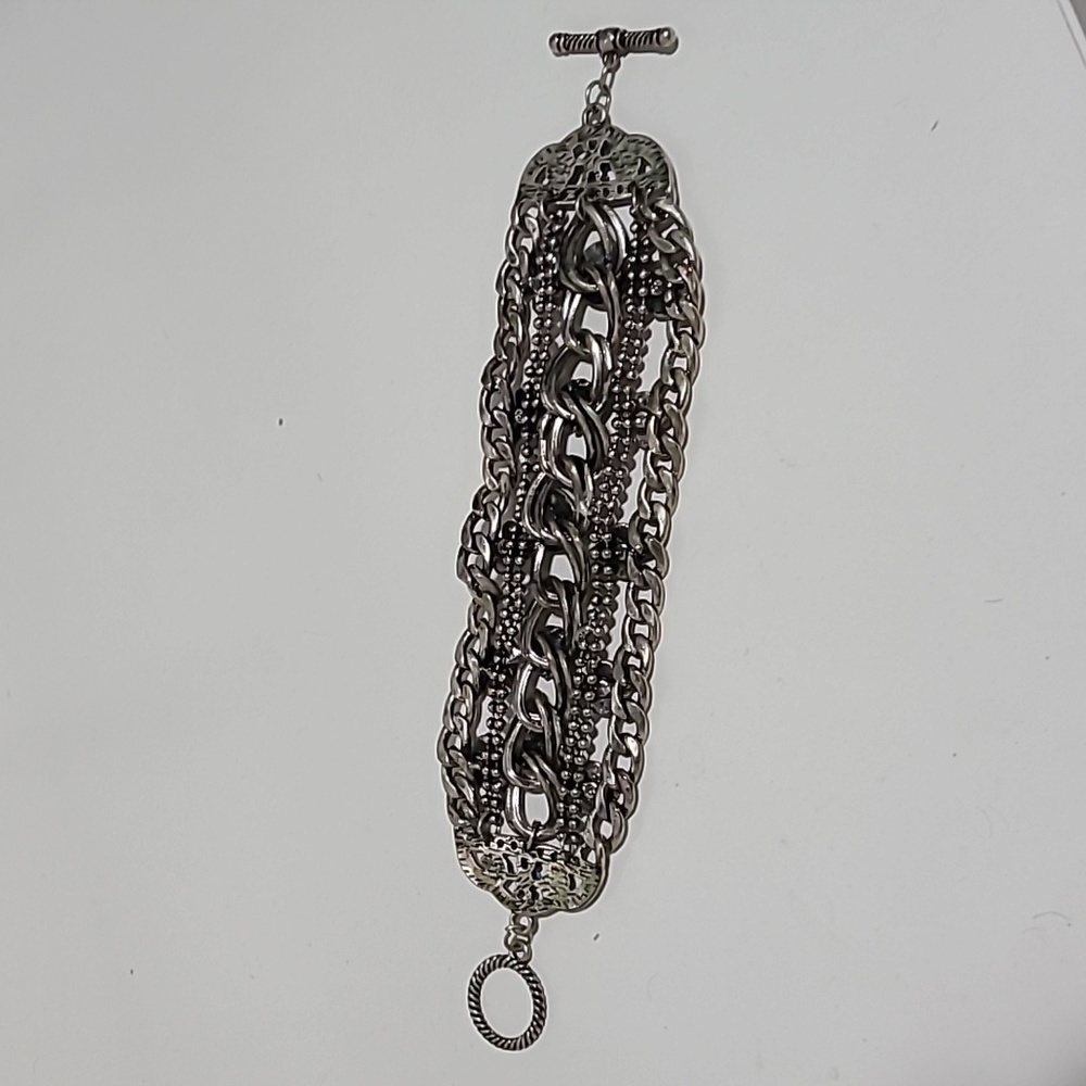 None Mexican Bracelet with aqua stones - Picture 4 of 9